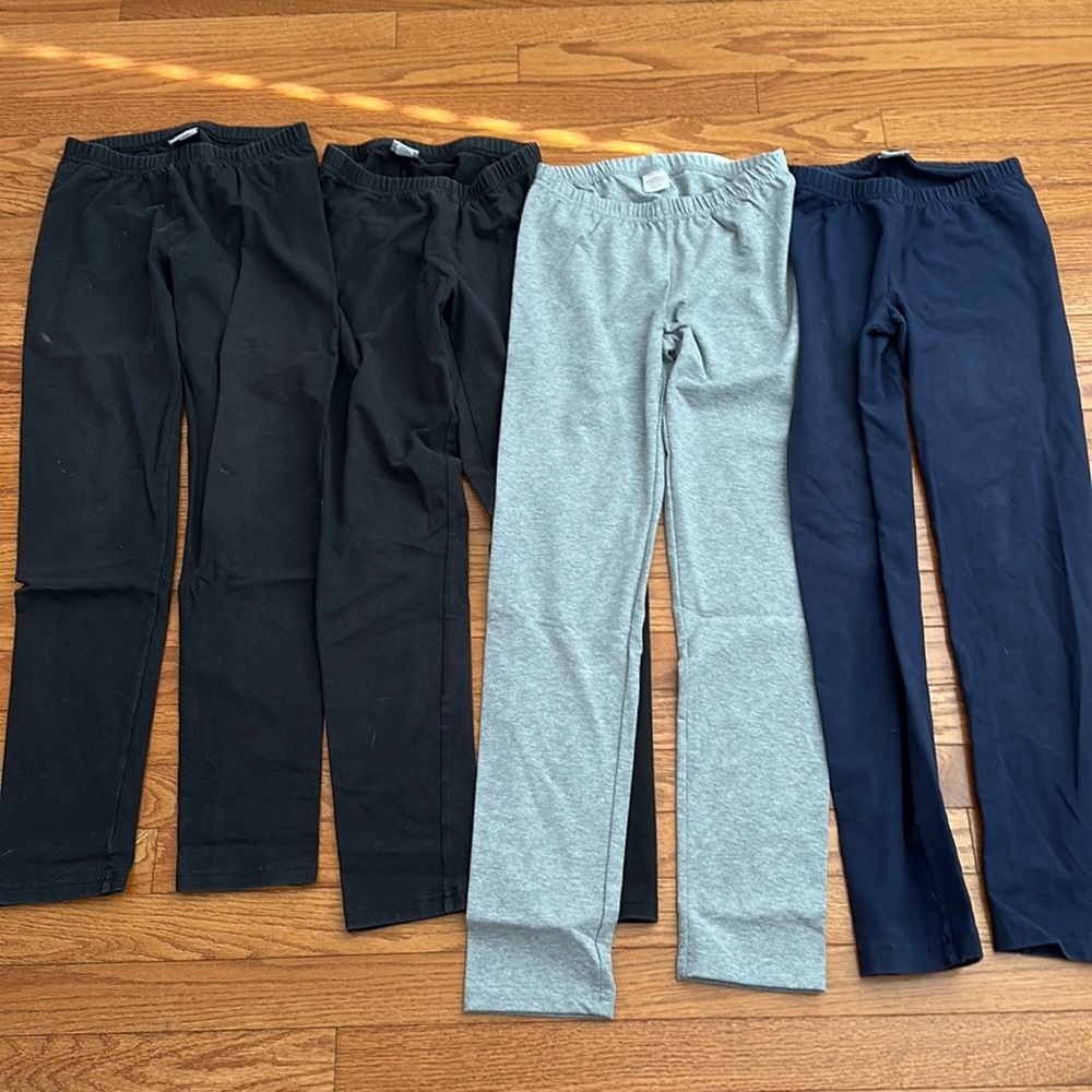 Hanna andersson classic leggings size 150 4 pairs